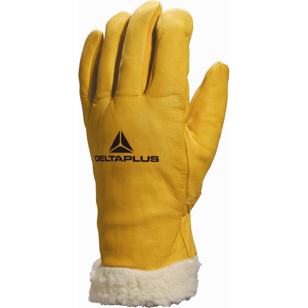 GANT CUIR DELTA PLUS PLEINE FLEUR DE BOVIN FOURRE MANCHETTE -FBF150
