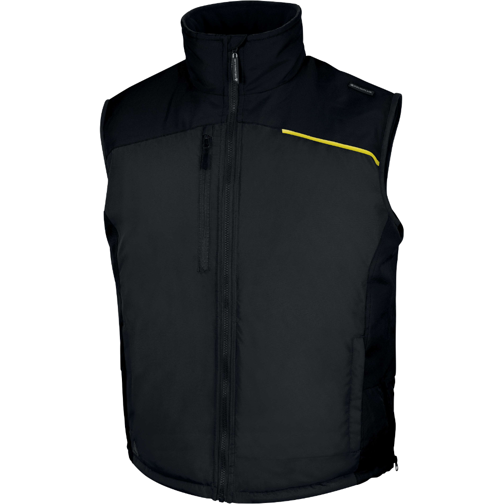 Gilet sans manches gris/noir FIDJI3 avec doublure polaire - DELTA PLUS - FIDJ3GN