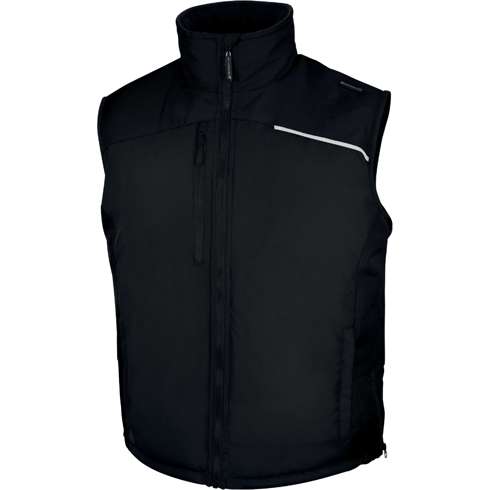 Gilet sans manches noir FIDJI3 avec doublure polaire - DELTA PLUS - FIDJ3NO