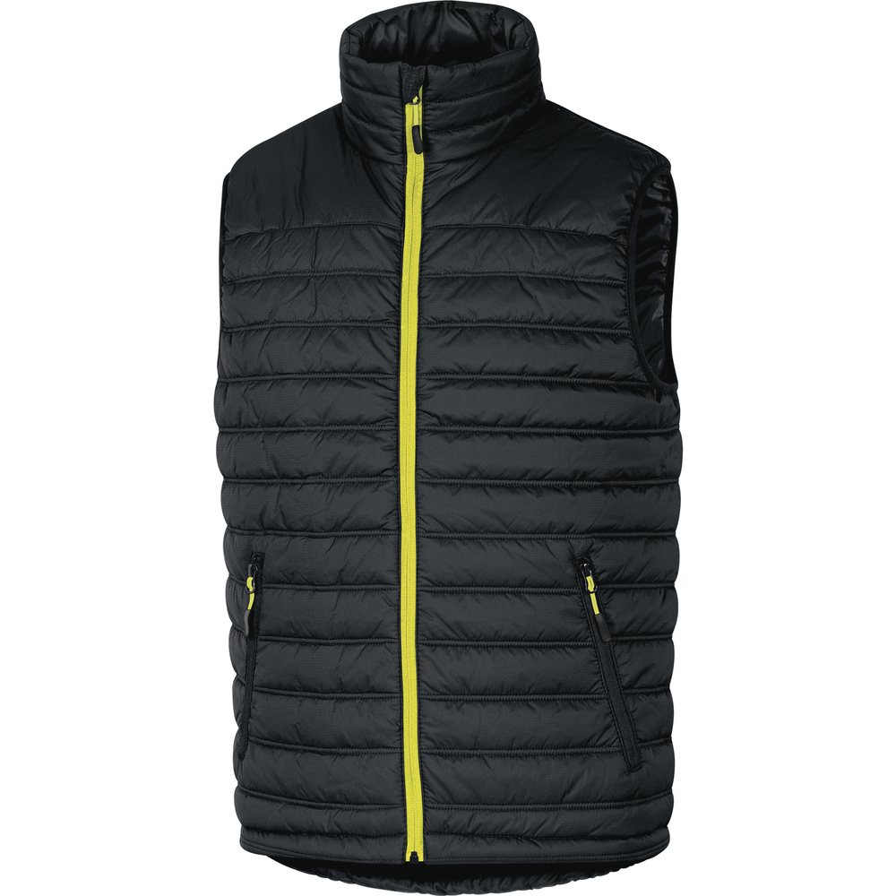 DOUDOUNE DE TRAVAIL SANS MANCHES NOIRE POLYAMIDE DELTA PLUS - GDOONNJ