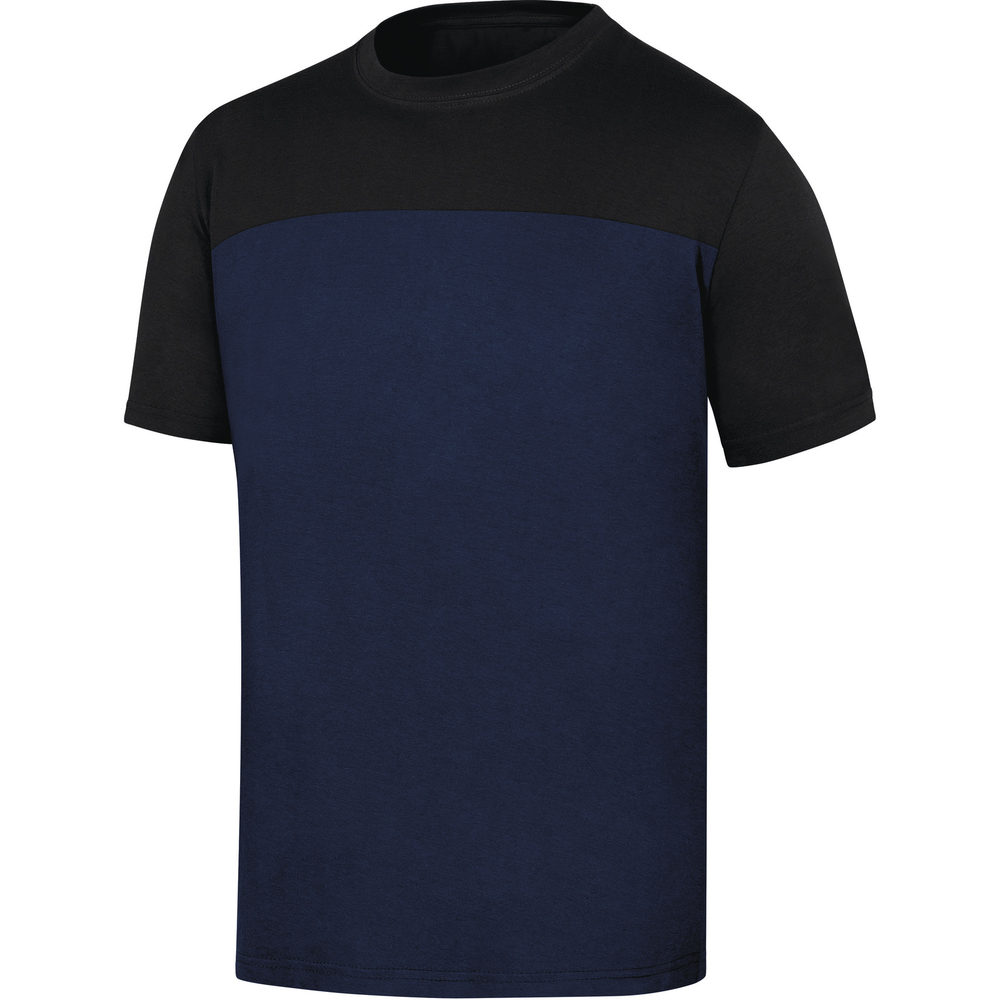 TEE-SHIRT 100% COTON GENOA2 BLEU MARINE/NOIR - DELTA PLUS - GENO2MN