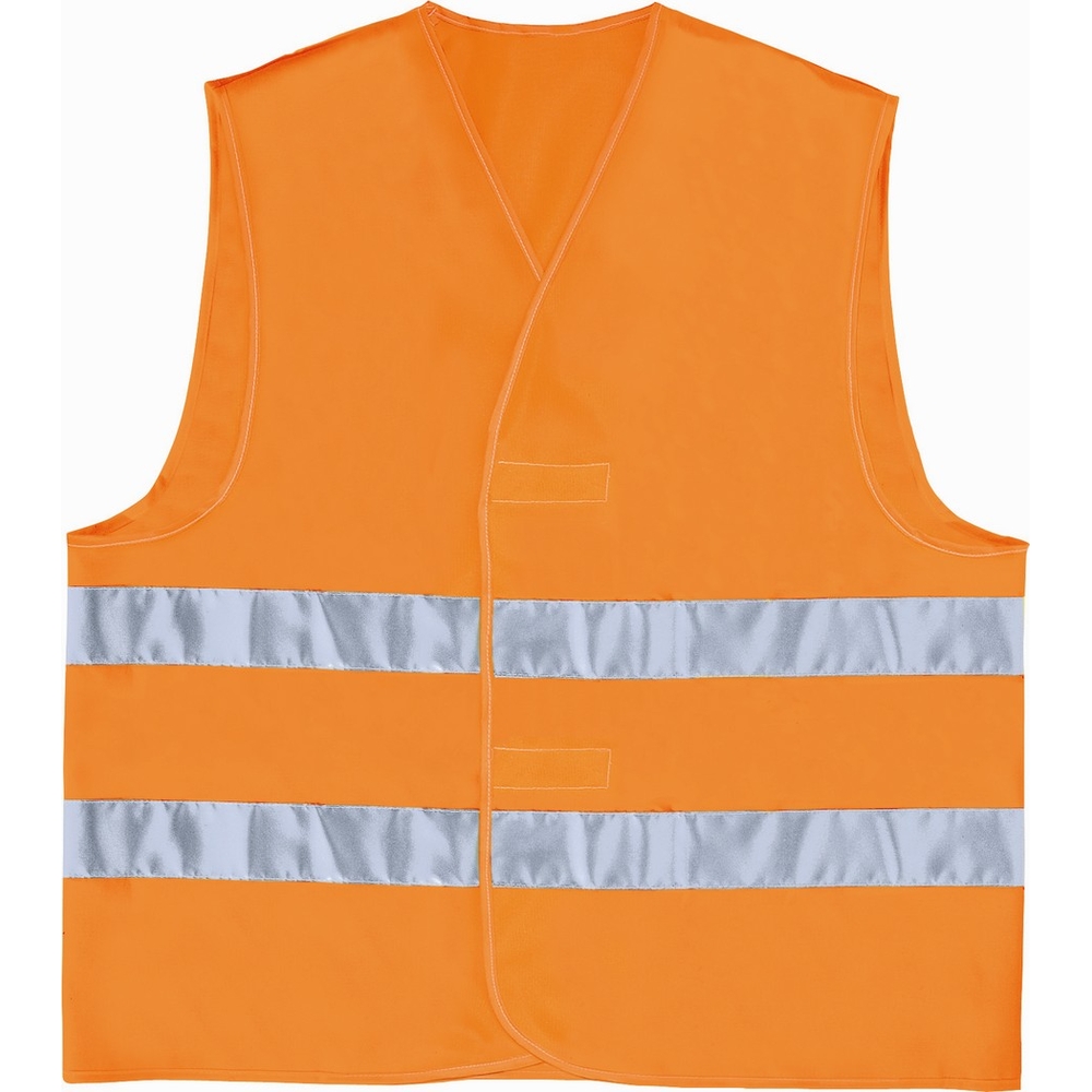 GILET DE SIGNALISATION DELTA PLUS POLYESTER BANDES PARALLELES ORANGE GILP2 - GILP2OR0