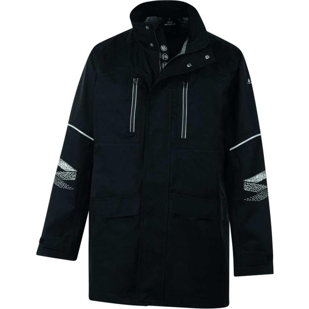 PARKA DE PLUIE GRAFIZ NOIR - DELTA PLUS - GRAFINO
