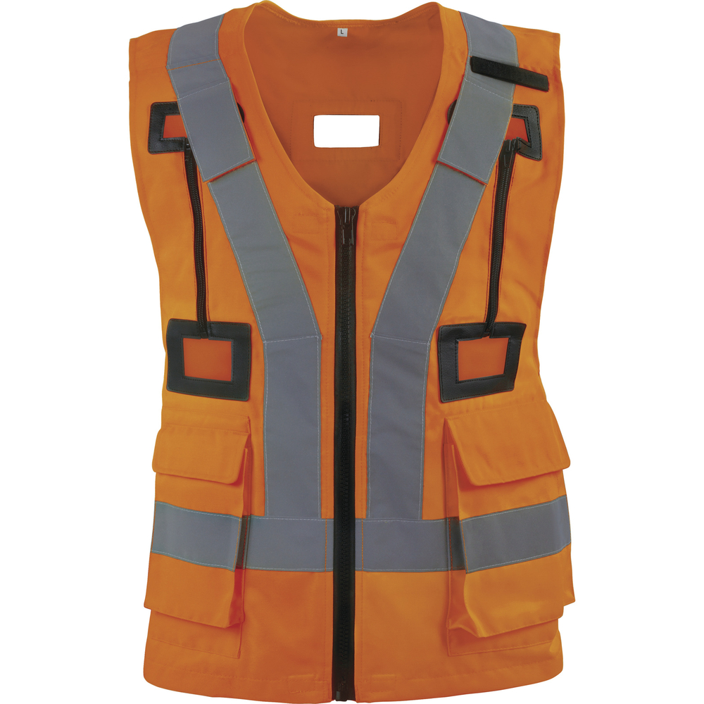 Gilet haute visibilité orange fluo HARVESGI - DELTA PLUS - HARVESGIOR