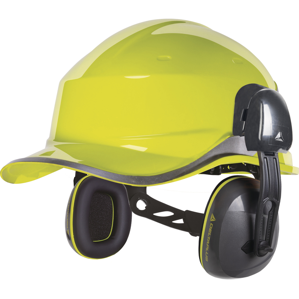Coquilles antibruit pour casque de chantier SNR26 db DELTA PLUS - INTERLIGHTHE