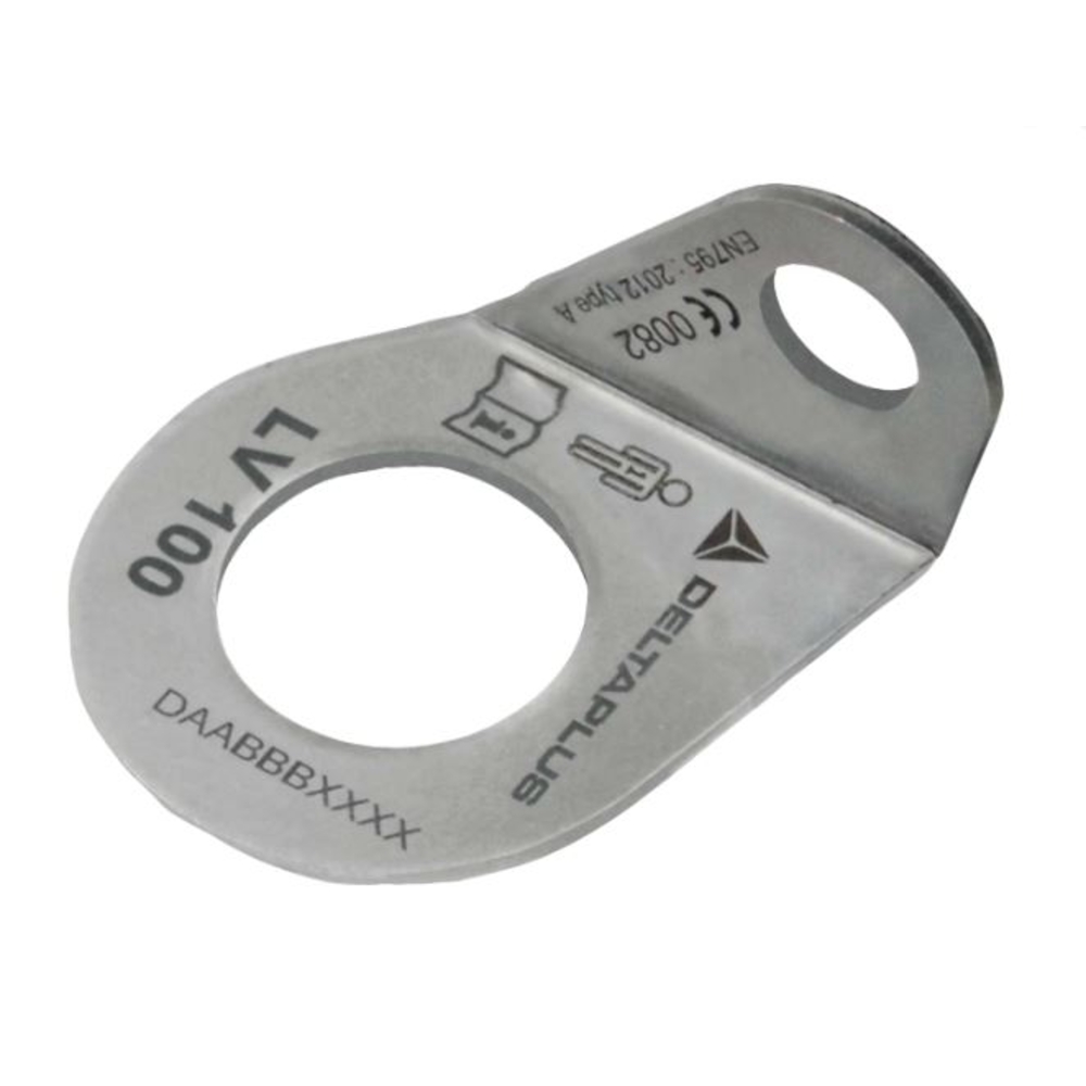 PLAQUETTE D'ANCRAGE INOX DELTA PLUS- LV100