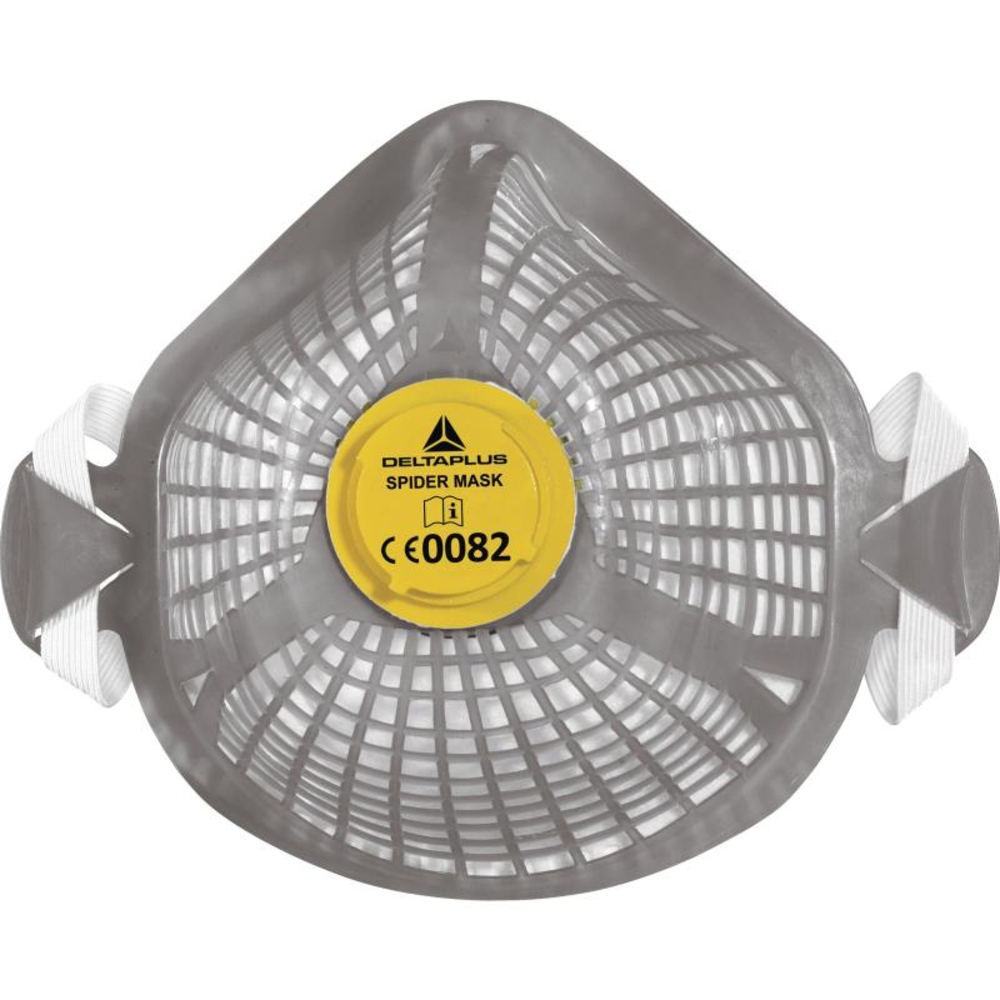 Boîte de 5 masques respiratoire FFP2W avec 5 coques maille TPE réutilisables SPIDERMASK P2W X5 -M1200SMW5