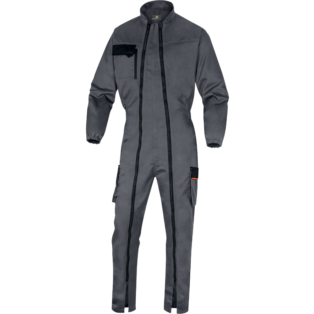 Combinaison de travail gris M2CZ3 double zip - M2CZ3GO