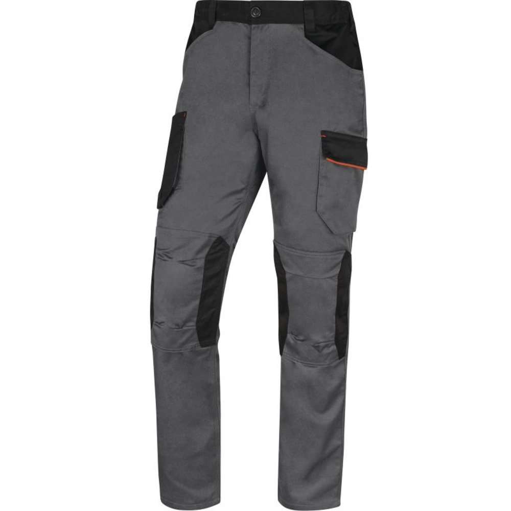 PANTALON DE TRAVAIL DELTA PLUS MACH2 M2PA3 GRIS ORANGE - M2PA3GO0