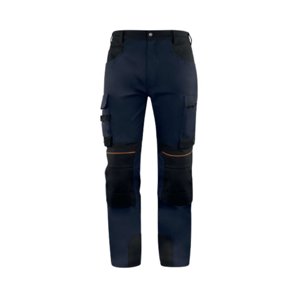 PANTALON DE TRAVAIL MACH 5 COTON / POLYESTER BLEU MARINE/NOIR DELTA PLUS - M5PA3STRMN