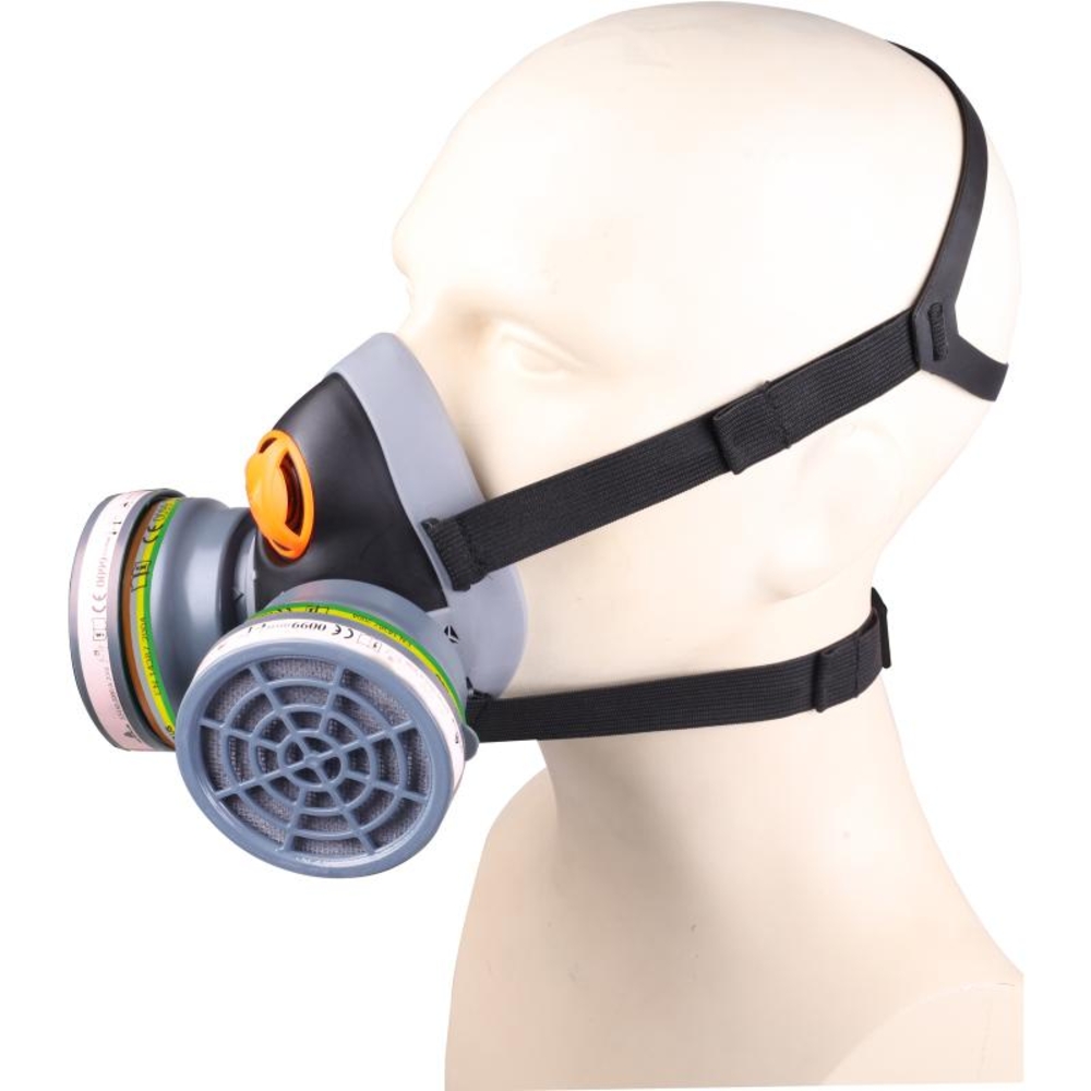 Demi-masque DELTA PLUS M6400 bi filtre - M6400EABEKP3R