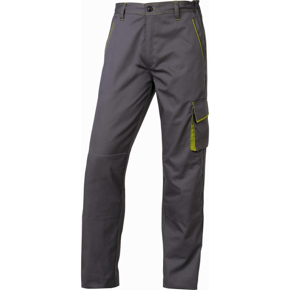 PANTALON DE TRAVAIL DELTA PLUS PANOSTYLE POLYESTER COTON GRIS / VERT -M6PANGR0
