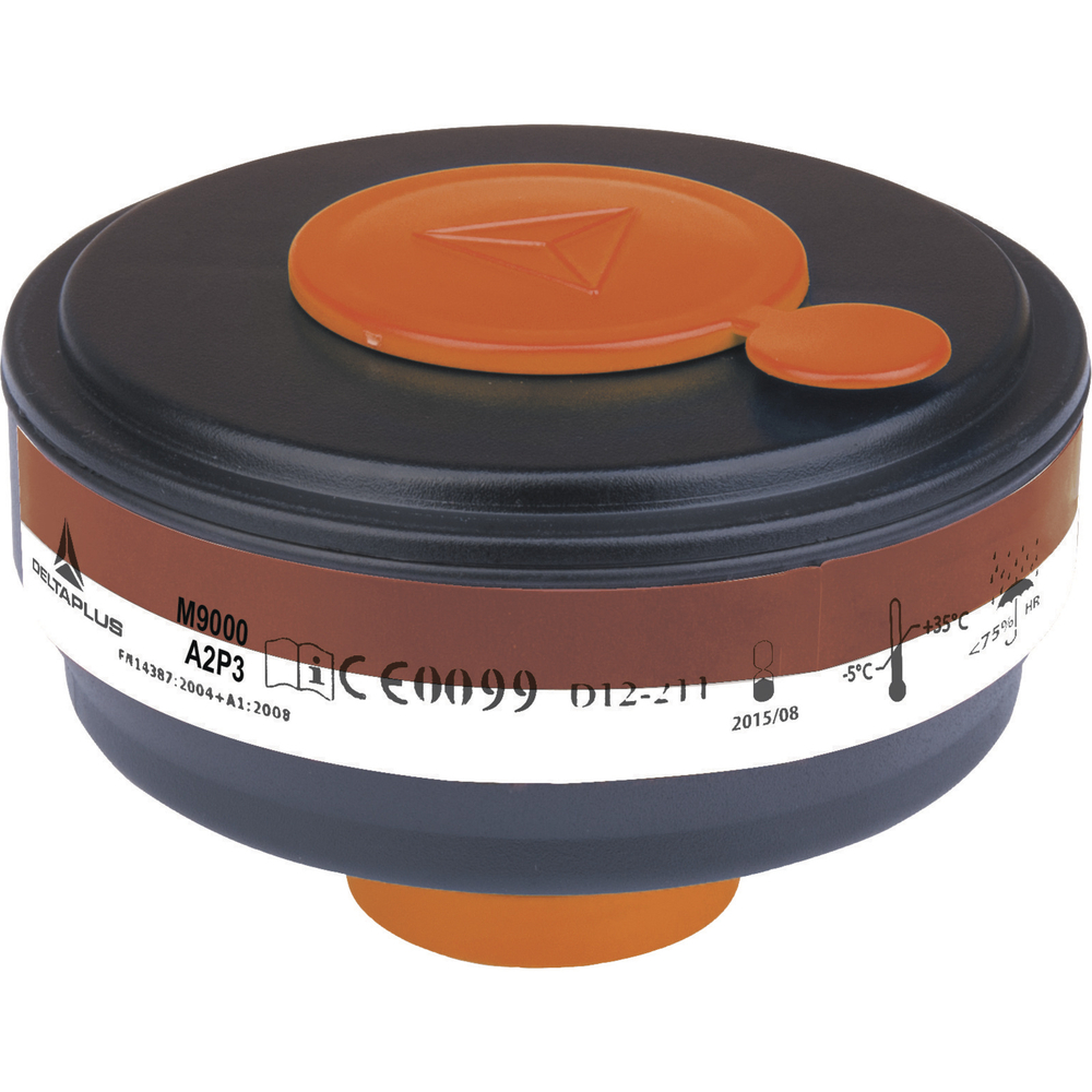 Boîte 4 cartouches filtrantes à gaz A2P3 DELTA PLUS - M9001EA2P3