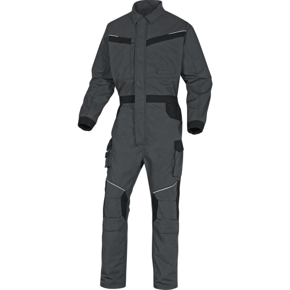 COMBINAISON DE TRAVAIL MACH2 CORPORATE EN POLYESTER / COTON RIPSTOP GRIS NOIR DELTA PLUS- MCCO2GN0 - MCCO2GN3X