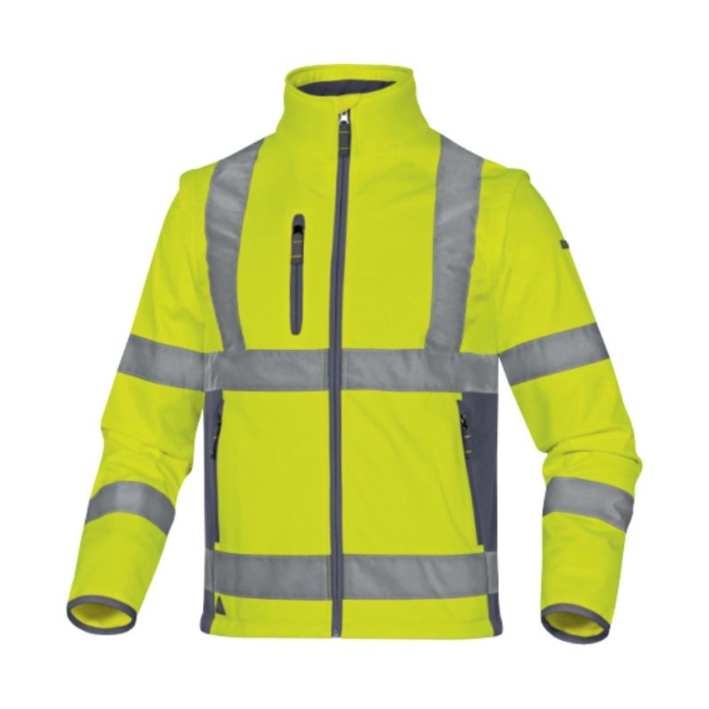 VESTE DELTA PLUS 'SOFTSHELL' POLYESTER / ELASTHANNE 3 COUCHES LAMINÉES JAUNE MOONLIGHT2 - MOON2JG0
