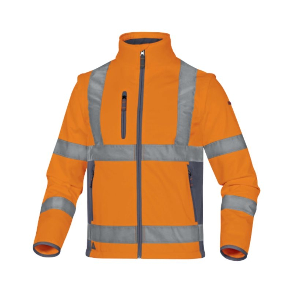 VESTE DELTA PLUS 'SOFTSHELL' POLYESTER / ELASTHANNE 3 COUCHES LAMINÉES ORANGE MOONLIGHT2 - MOON2OG0