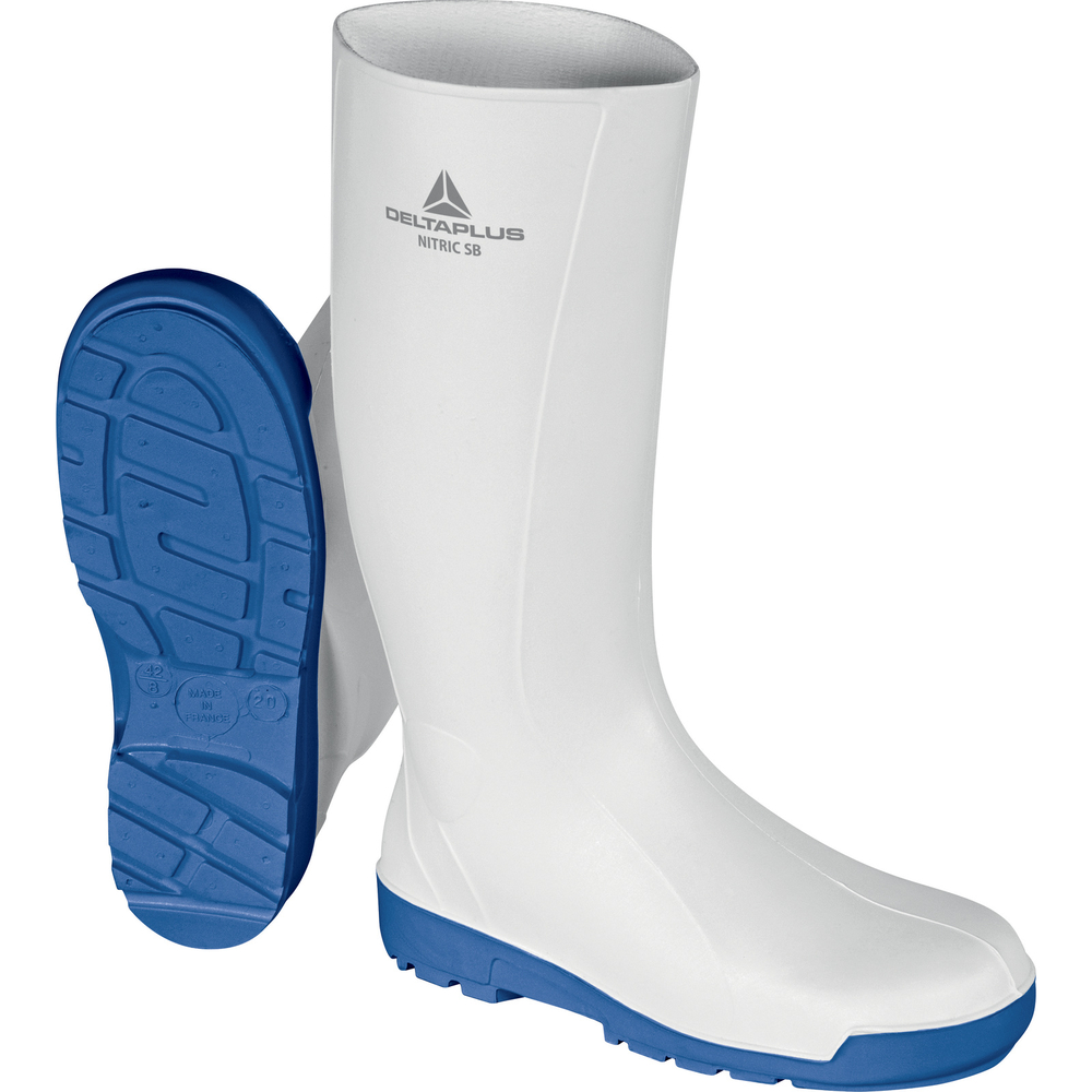 Botte de sécurité confortable blanche DELTA PLUS SBFO SRC NITRIC - NITRICSB