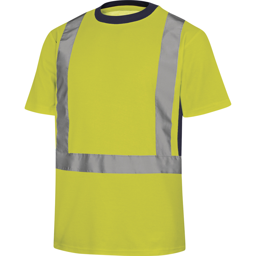 TEE-SHIRT DELTA PLUS NOVA JAUNE FLUO - NOVAJA0