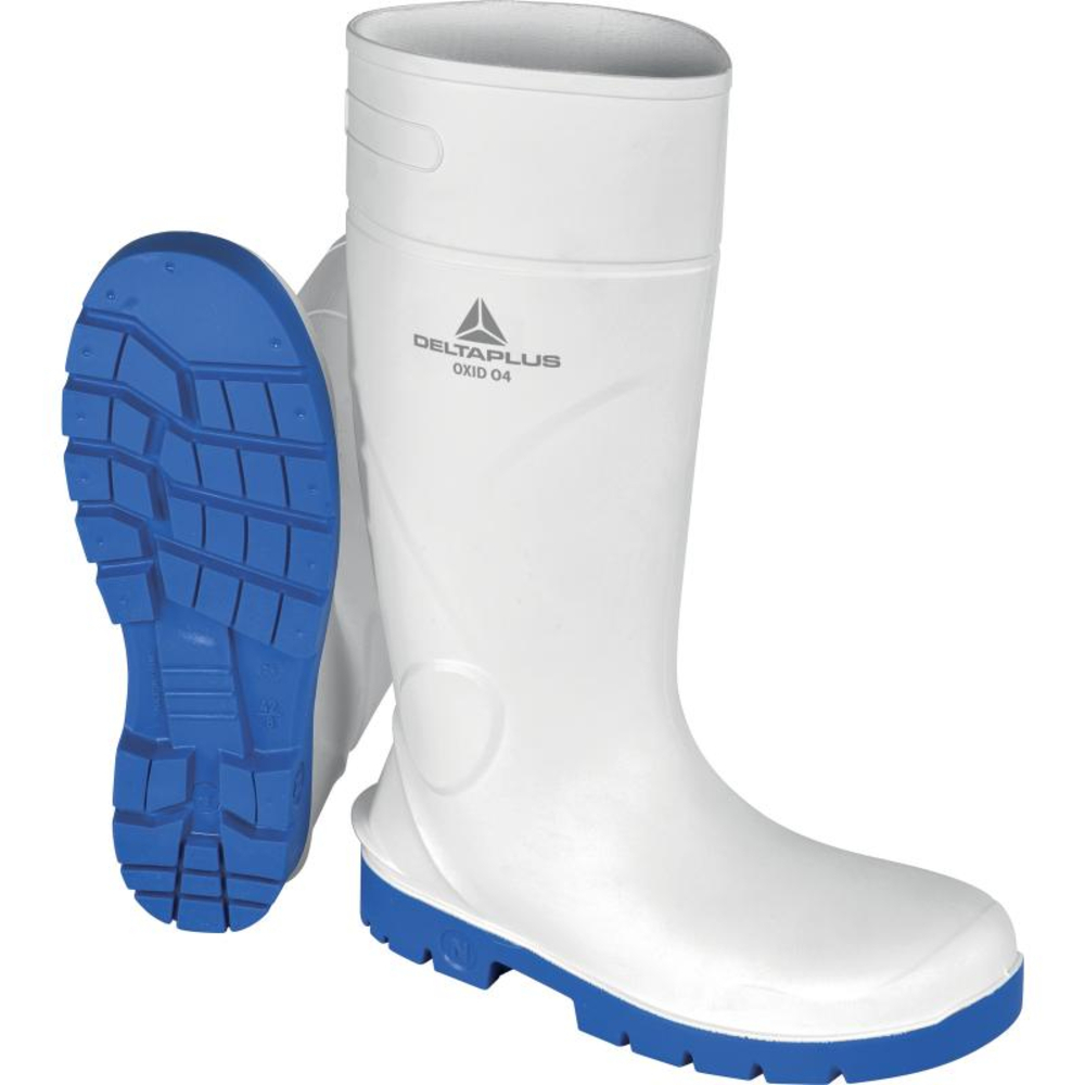 BOTTES DE SECURITE EN PVC DELTA PLUS OXID O4 CI SRC BLANC - OXIDO4BC0