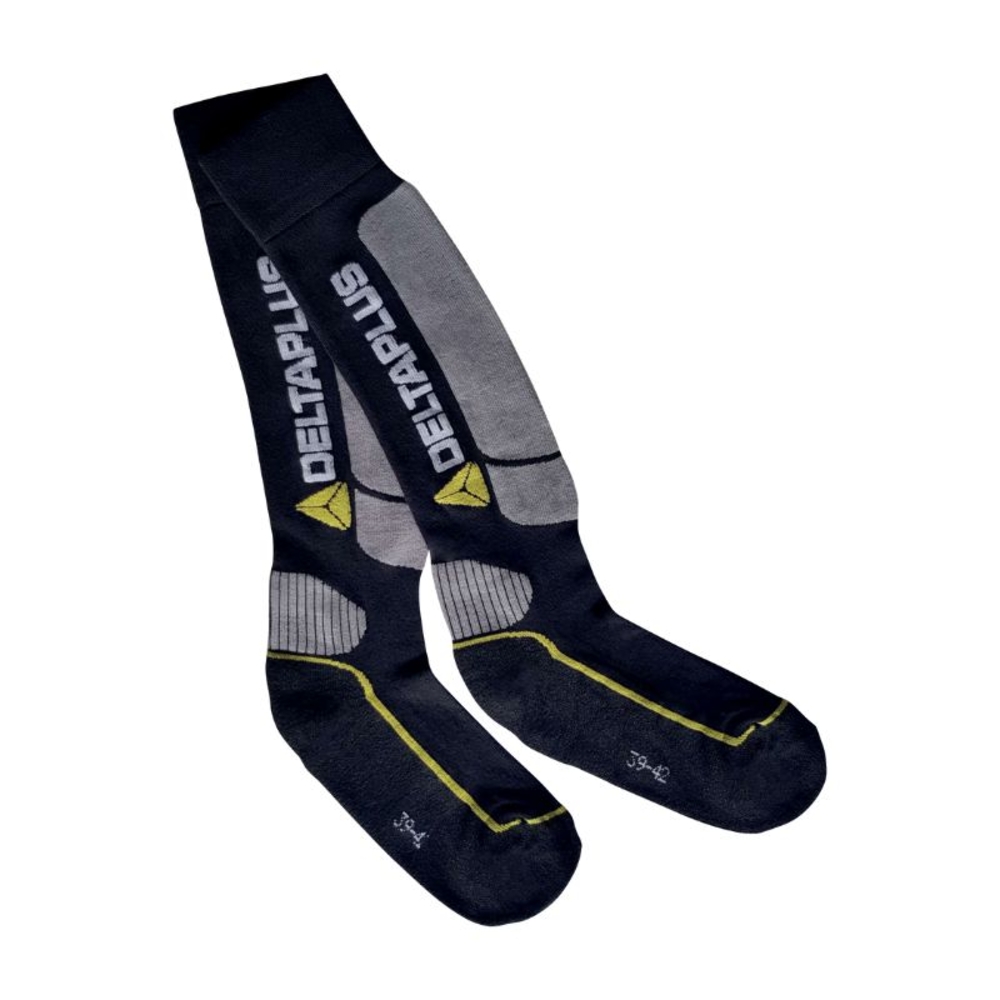 Chaussettes antistatiques et antibactériennes noir/gris DELTA PLUS - PRATO -PRATONO0