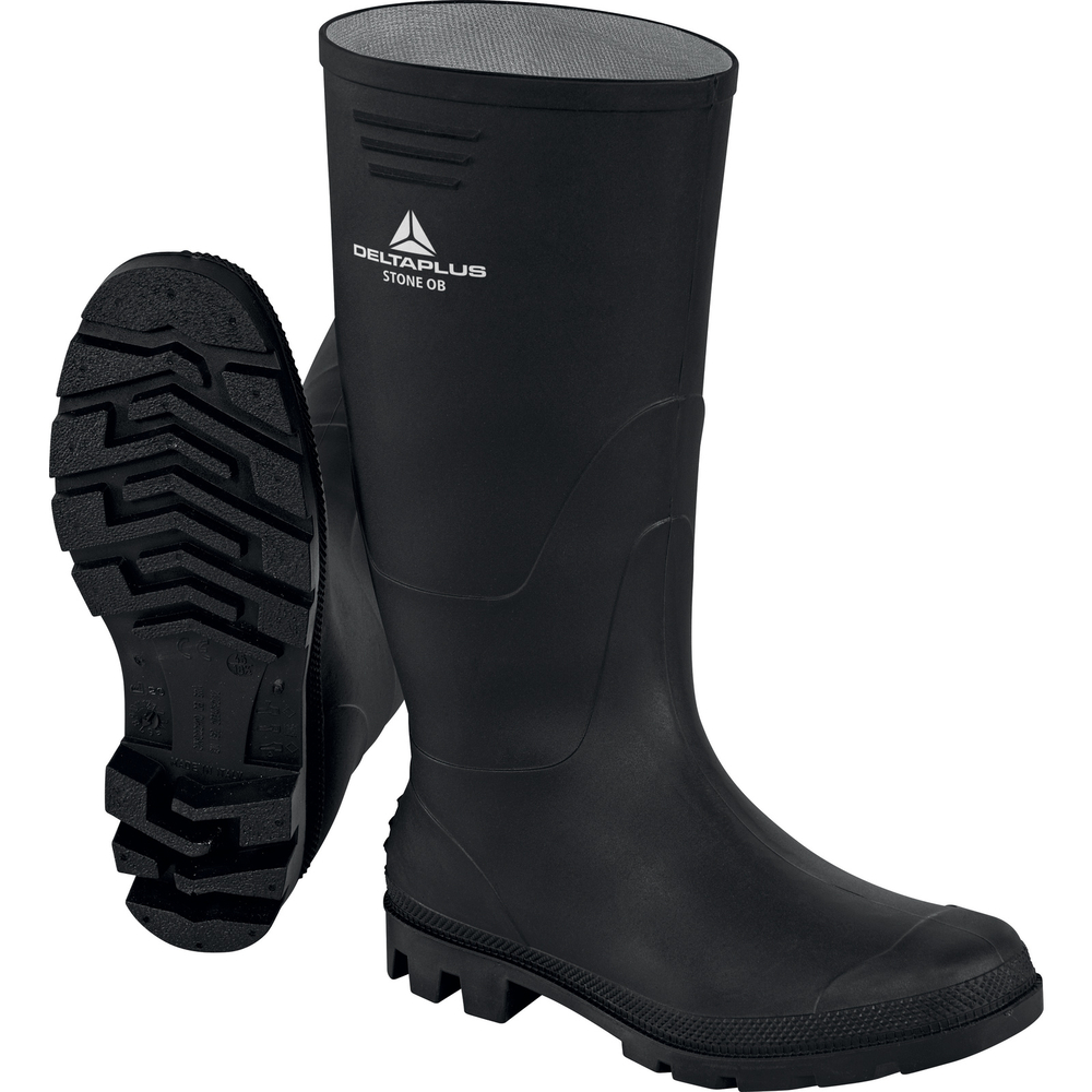 Botte de travail confortable et légère noire DELTA PLUS STONE OB FO - STONEOBNO