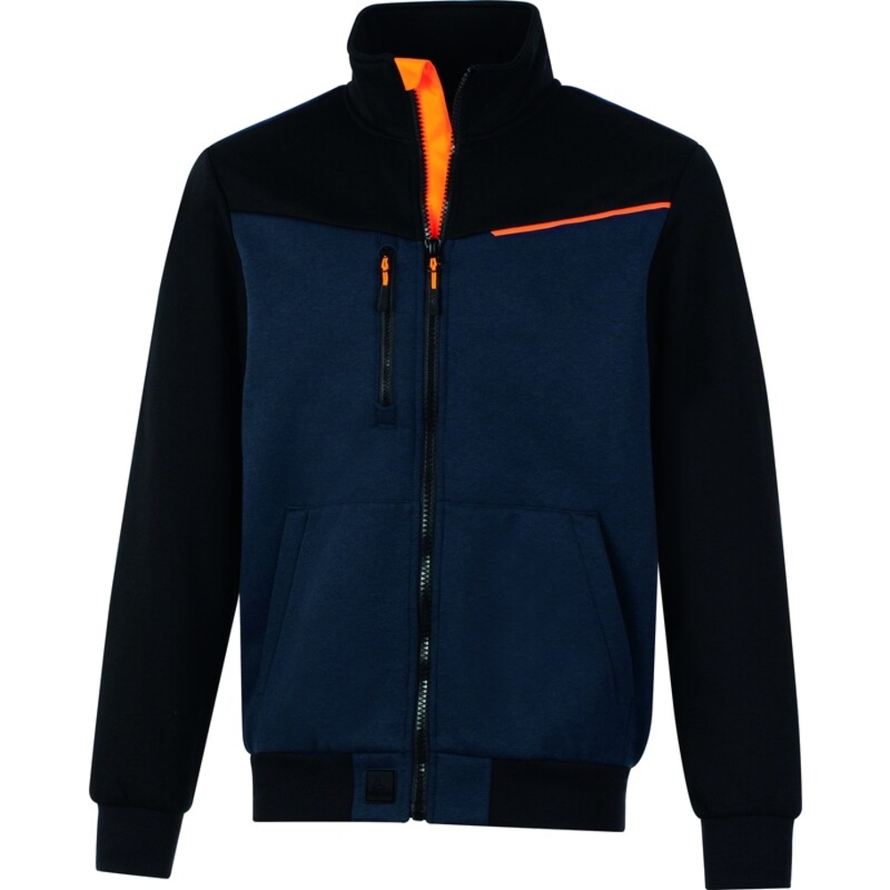 VESTE SWEAT À COL MONTANT SWABI BLEU MARINE - DELTA PLUS - SWABIBM