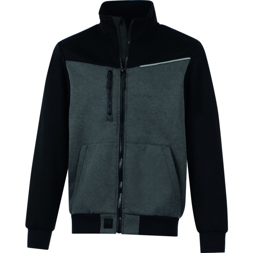 VESTE SWEAT À COL MONTANT SWABI GRIS - DELTA PLUS - SWABIGR