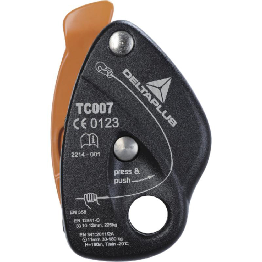 DISPOSITIF AUTO BLOQUANT DELTA PLUS POUR DESCENTE ET REMONTÉE- TC007