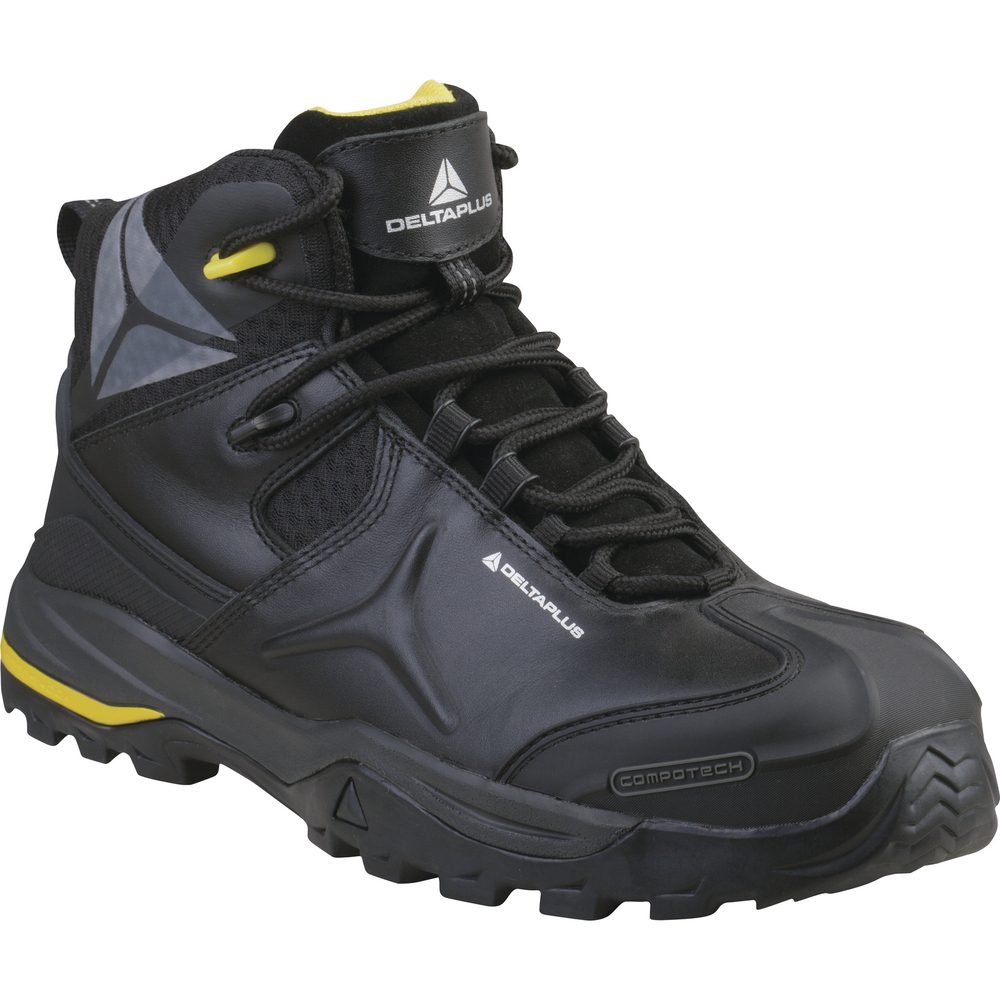 Chaussure de sécurité haute tout terrain noir DELTA PLUS TW402 S3 SRC