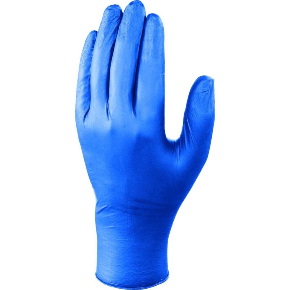 BOITE 100 GANTS V1420 NITRILE BLEU - DELTA PLUS - V1420B100