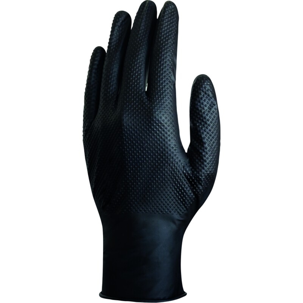 BOITE 50 GANTS V1600 NITRILE NOIR - DELTA PLUS - V1600B50