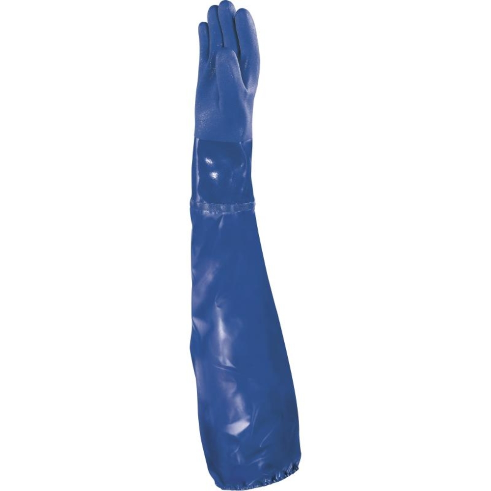 GANT DELTA PLUS PVC CHIMIQUE TOUT ENDUIT SUR SUPPORT JERSEY LONG 62 CM PETRO - VE766BL0