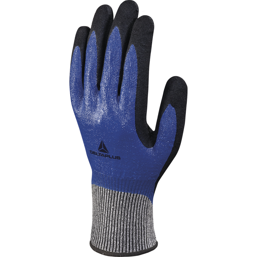 GANT TRICOT DELTA PLUS DELTANOCUT + - DOUBLE ENDUCTION NITRILE BLEU - VECUT54BL0