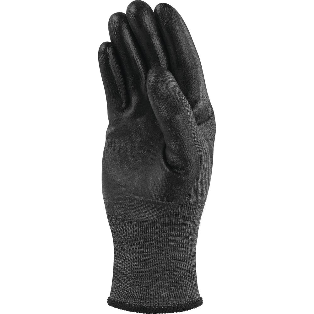 GANT ANTISTATIQUE TRICOT DELTANOCUT /CARBONE - PAUME ENDUITE PU - JAUGE 18 DELTA PLUS - VECUTB05GR