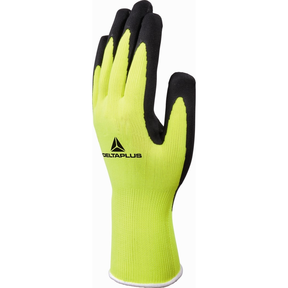 GANT DELTA PLUS JAUNE FLUO TRICOT POLYESTER - PAUME ENDUITE EN MOUSSE DE LATEX-VV7330
