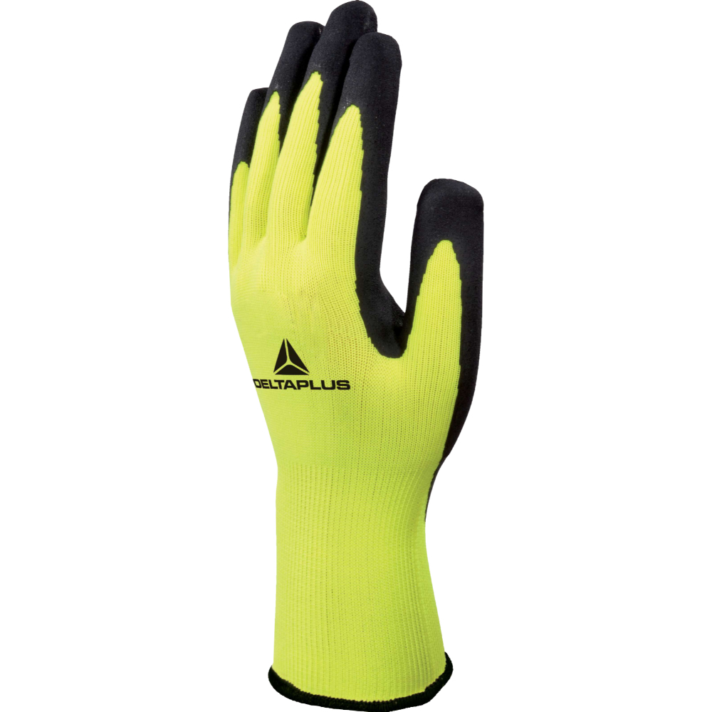 Gant tricot polyester - paume enduite mousse latex DELTA PLUS - D020VV733G60