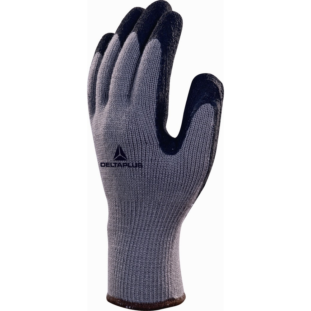 Gant tricot acrylique - paume enduite mousse latex gris/noir - DELTA PLUS - D020VV7350