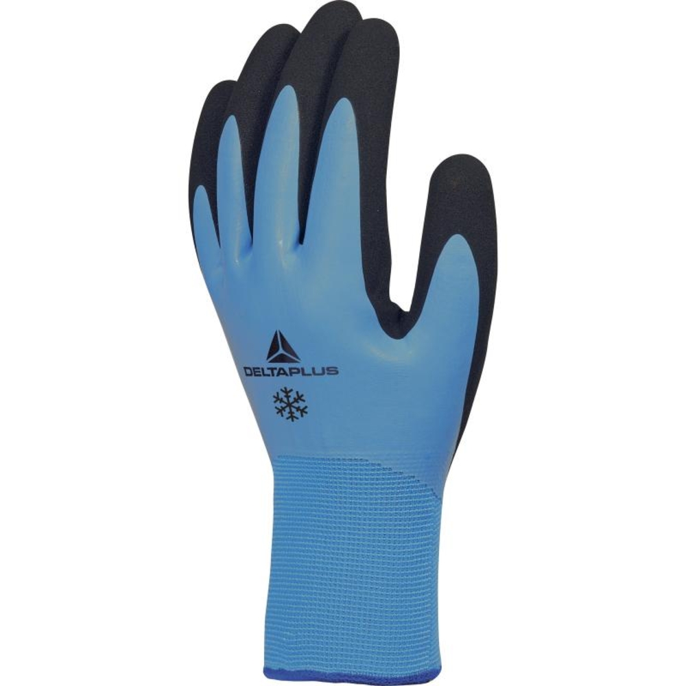GANTS DELTA PLUS 100% ACRYLIQUE MAIN TOUTE ENDUITE LATEX BLEU CLAIR - VV736BL0