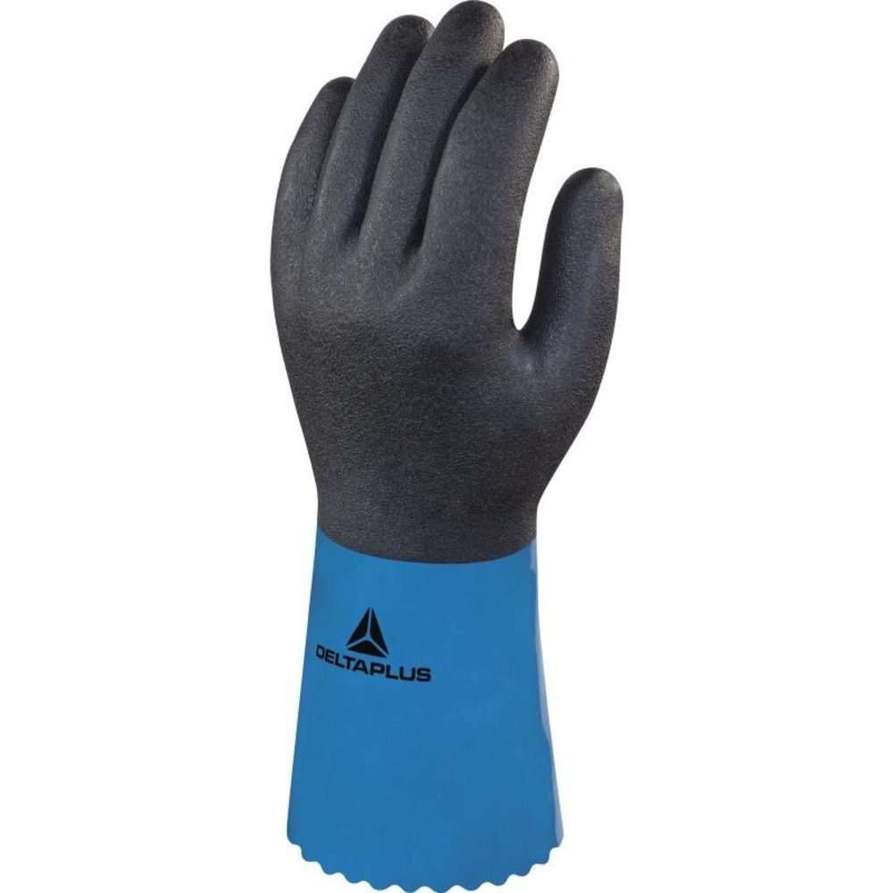 GANT DELTA PLUS PVC/NITRILE SUR SUPPORT POLYAMIDE - 30 CM BLEU- VV836BL0