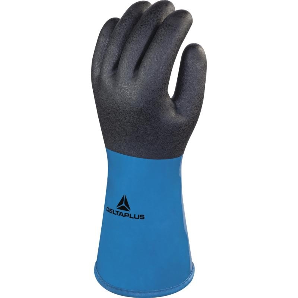 GANT DELTA PLUS PVC/NITRILE SUR SUPPORT ACRYLIQUE - BLEU - VV837BL0
