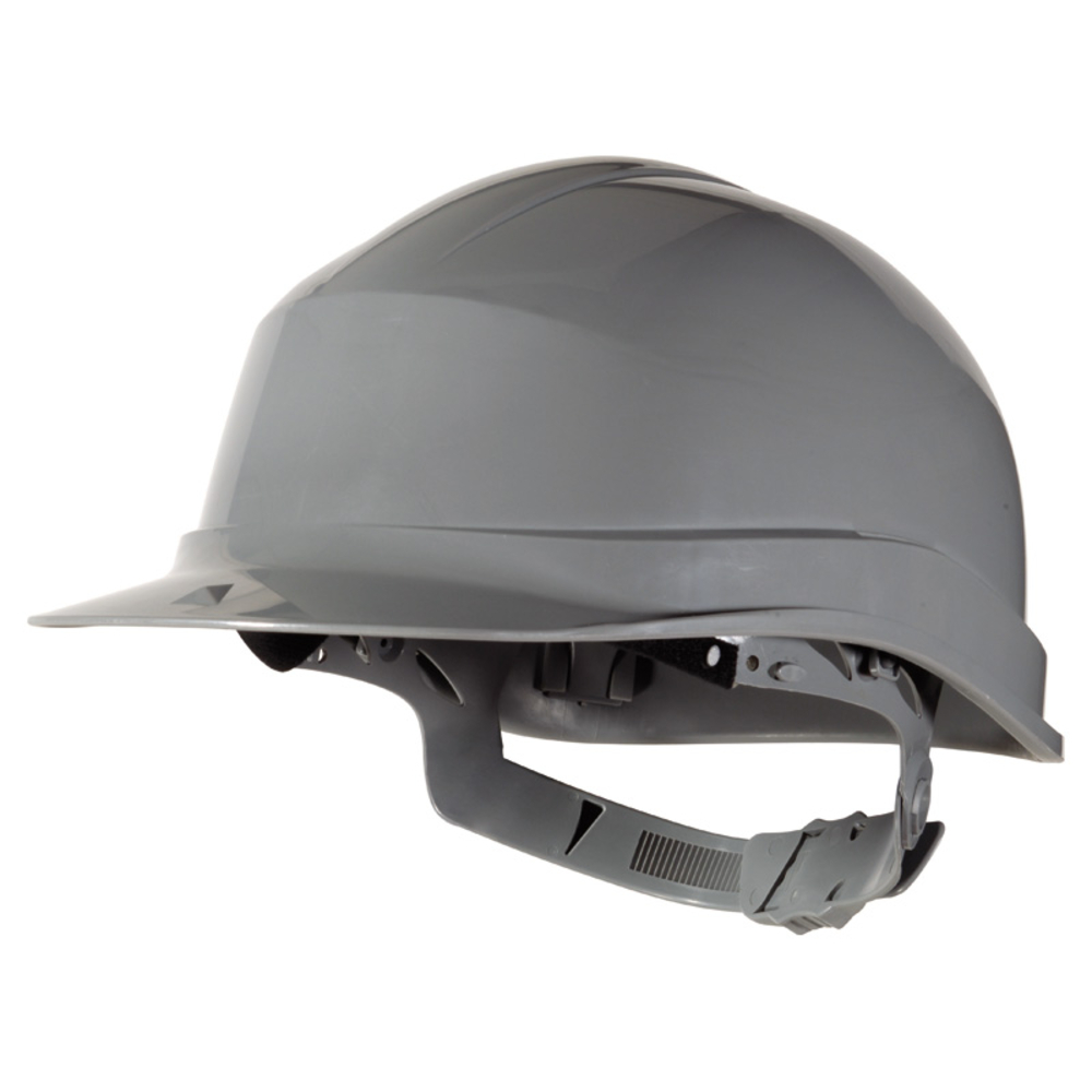 Casque de chantier ZIRCON 1 gris serrage glissière - DELTA PLUS - D020ZIRC1GR