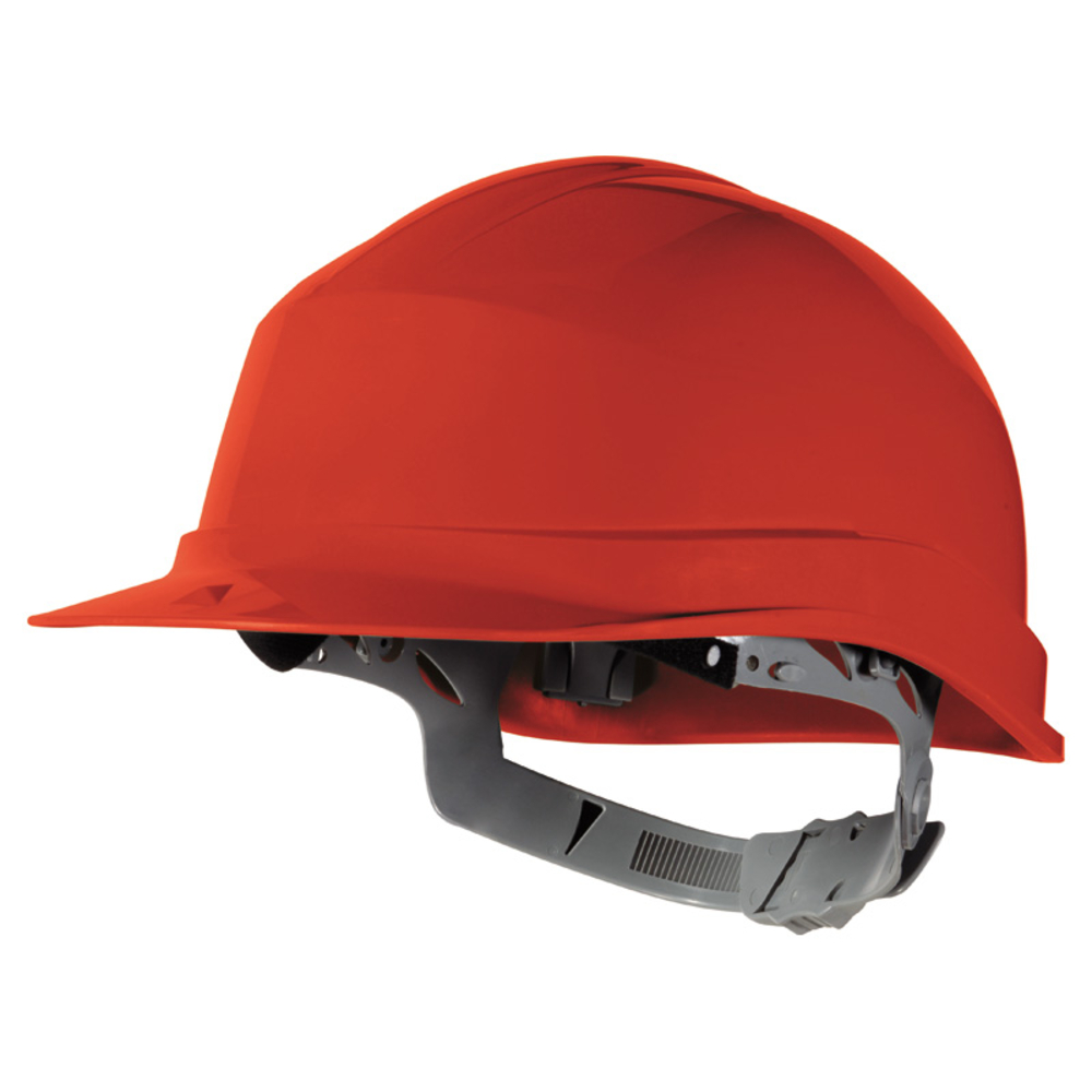 Casque de chantier ZIRCON 1 rouge serrage glissière - DELTA PLUS - D020ZIRCRO