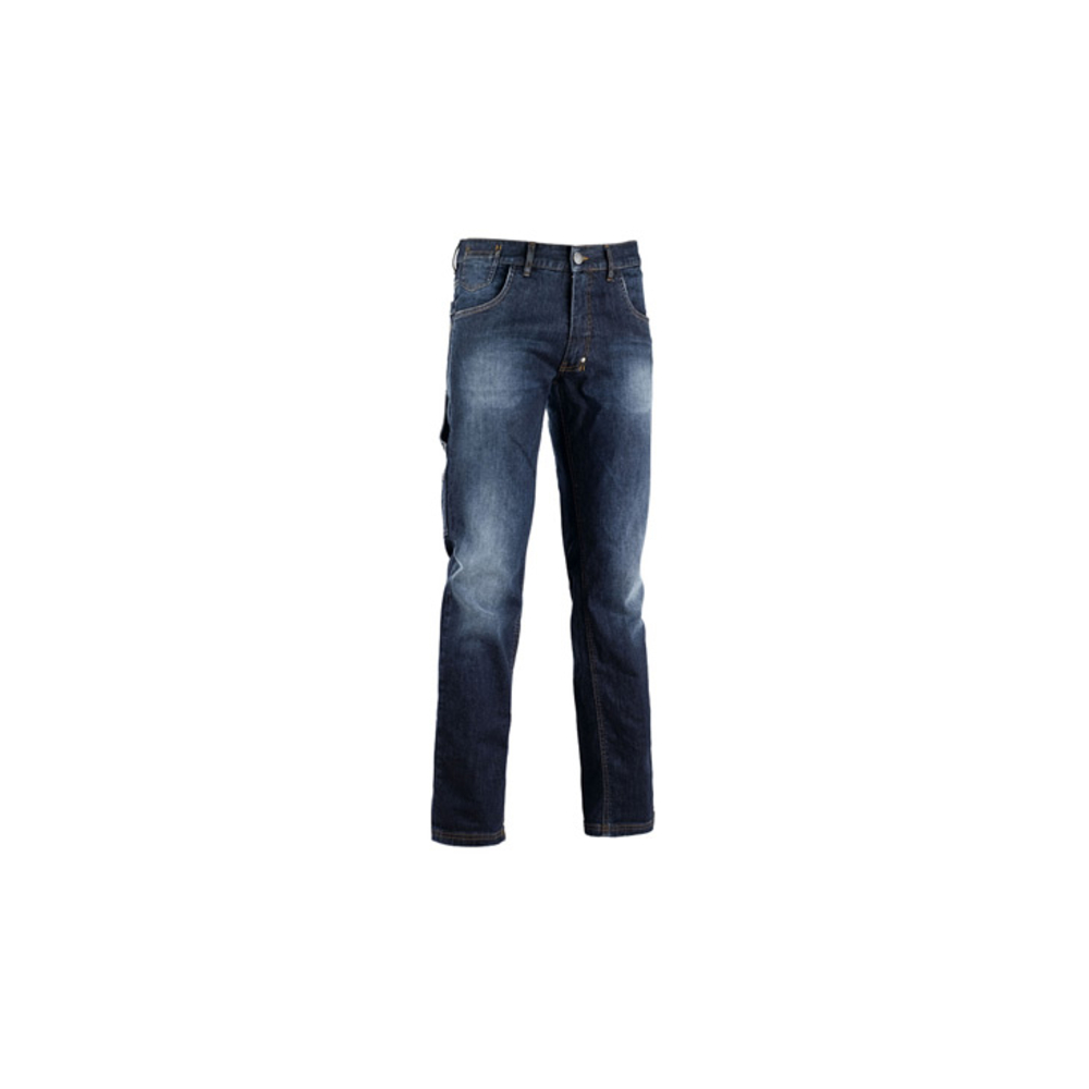 JEANS DENIM STRETCH 5 POCHES BLEU DIADORA STONE - 159590 60002