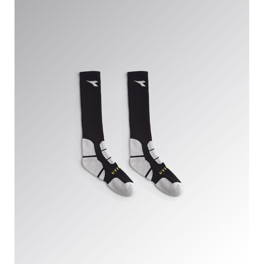 Chaussettes de travail MERINOS WIN. SOCKS noir/gris - Diadora - 159685C4699