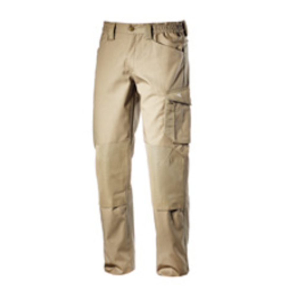 PANTALON DE TRAVAIL DIADORA BEIGE AVEC GENOUILLÈRES ROCK POLY - 160303250700