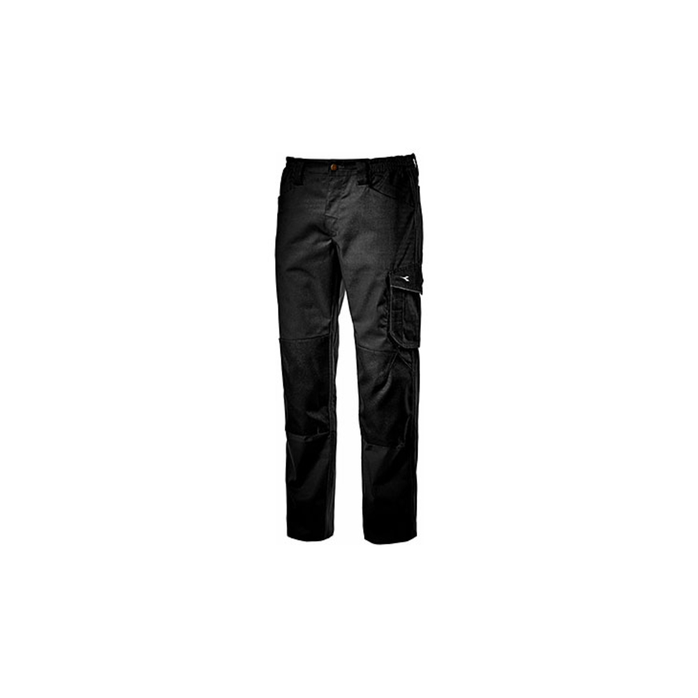 PANTALON DE TRAVAIL DIADORA NOIR AVEC GENOUILLÈRES ROCK POLY - 160303 80013