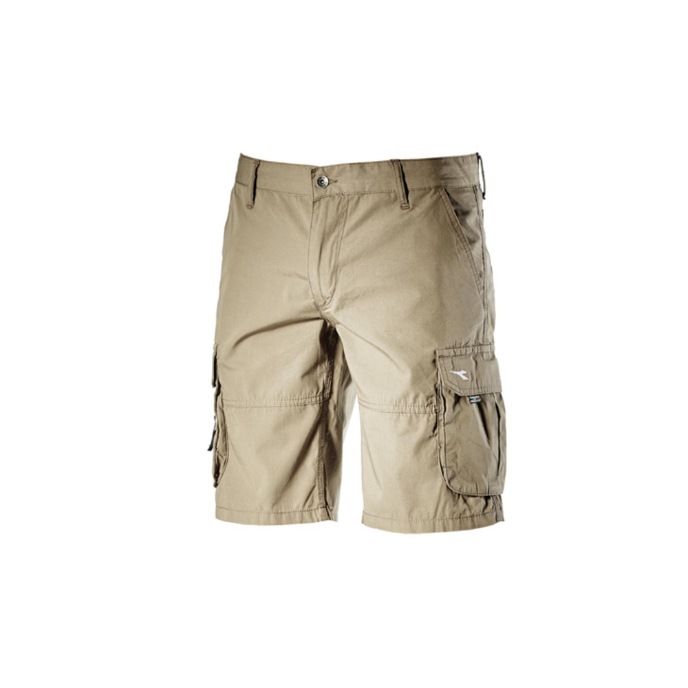 BERMUDA BEIGE WONDER II CARGO D'ÉTÉ AVEC POCHES LATÉRALES PORTEOUTILS DIADORA - 160308250640