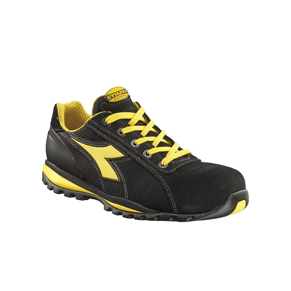 Chaussure de sécurité basse noire DIADORA UTILITY GLOVE TEXT LOW S1P HRO SRA - 17023680013