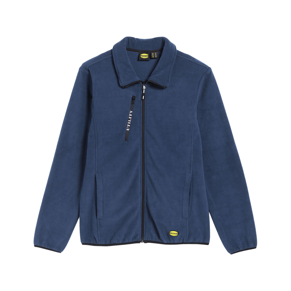 POLAIRE BROSSÉ DIADORA BLEU FONCÉ SWEAT PILE FZ - 172118 60033