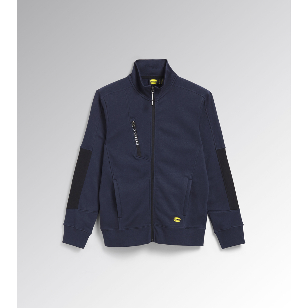 Sweat-shirt de travail bleu marine SWEATSHIRT FZ LITEWORK - Diadora - 17594360062